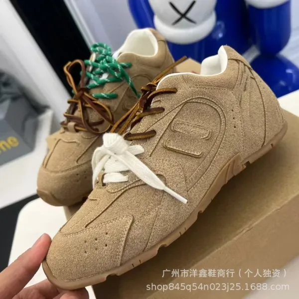Off-White x New Balance 530 Beige Suede Sneakers - 15