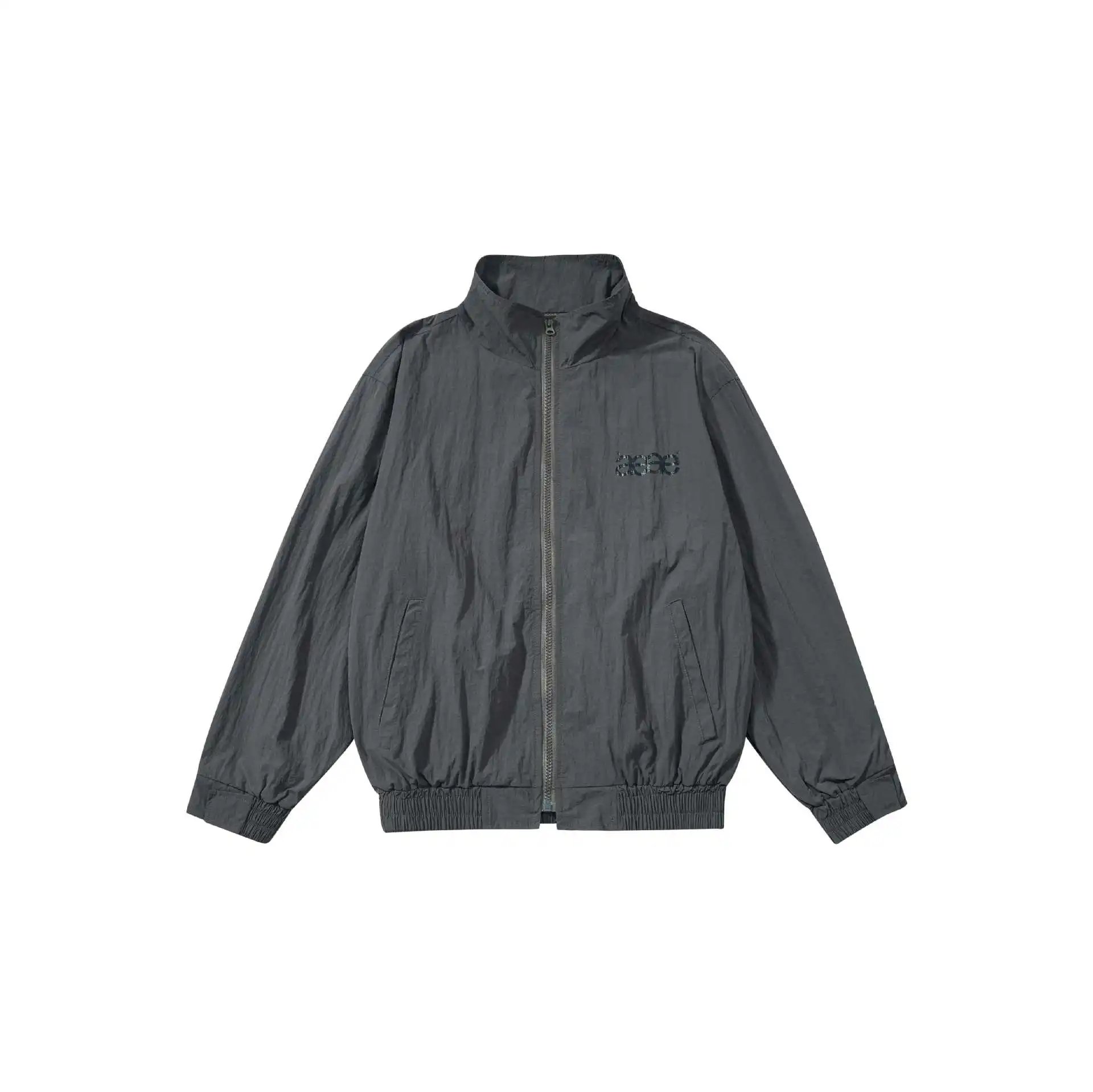 aeae Windbreaker Jacket Army Green Outerwear - 9