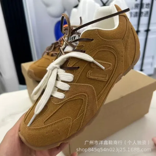 Off-White x New Balance 530 Beige Suede Sneakers - 28