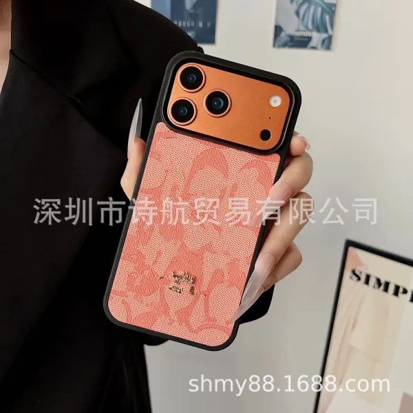 Coach Signature Pink Floral Phone Case - 10