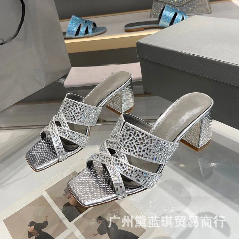 Square Toe Silver