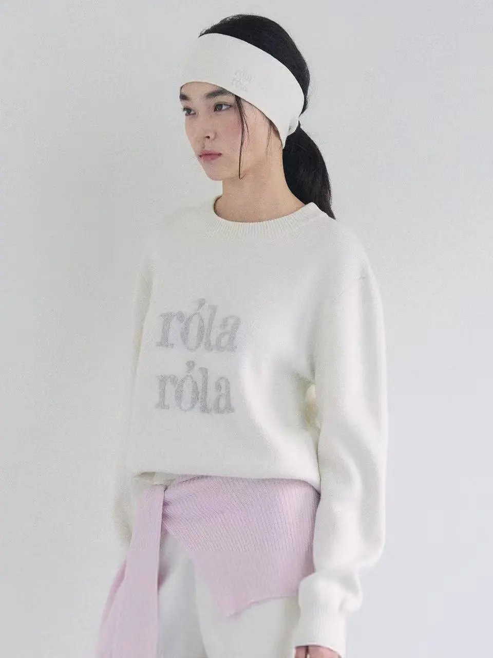 Róla Róla Knit Sweater Gray - 3
