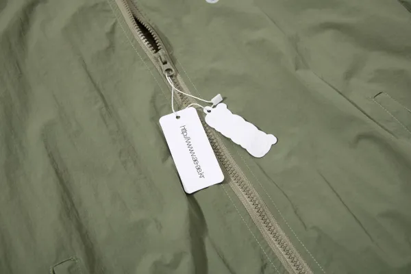 aeae Windbreaker Jacket Army Green Outerwear - 29