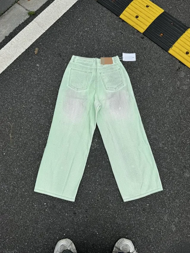 Unbranded Jeans Wide-Leg Chain Graphic product detail image 8