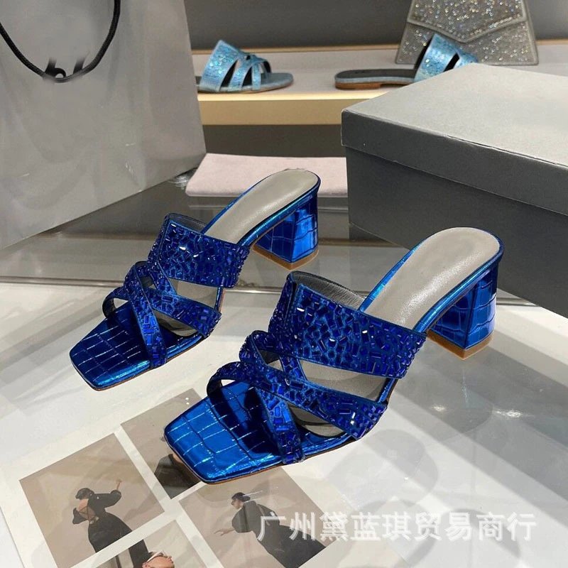 Square Toe Blue