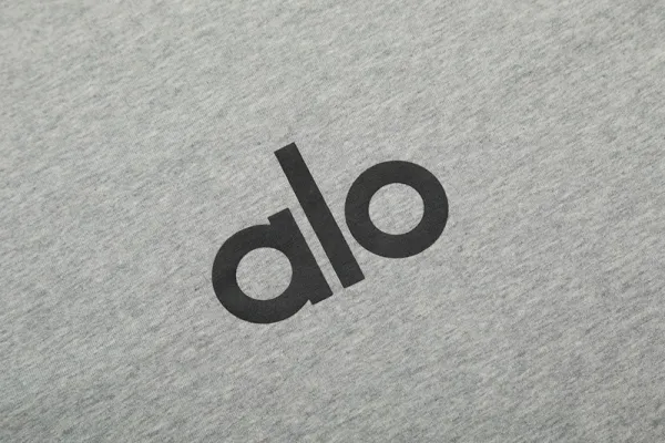 Alo Yoga Logo Graphic Black T-Shirt - 17