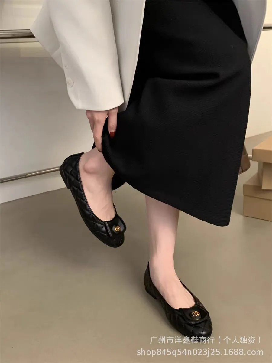 Chanel Quilted Loafers Black Leather Shoes - 4