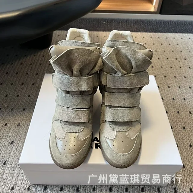Isabel Marant Sneakers Bekett hidden-wedge high-top Velcro product detail image 7