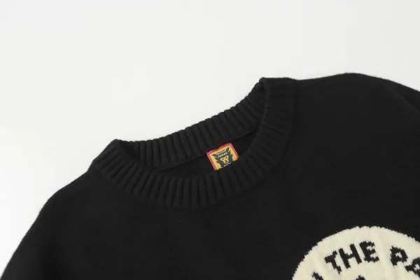Human Made x Dry Alls Heart Logo Knit Sweater Beige - 19
