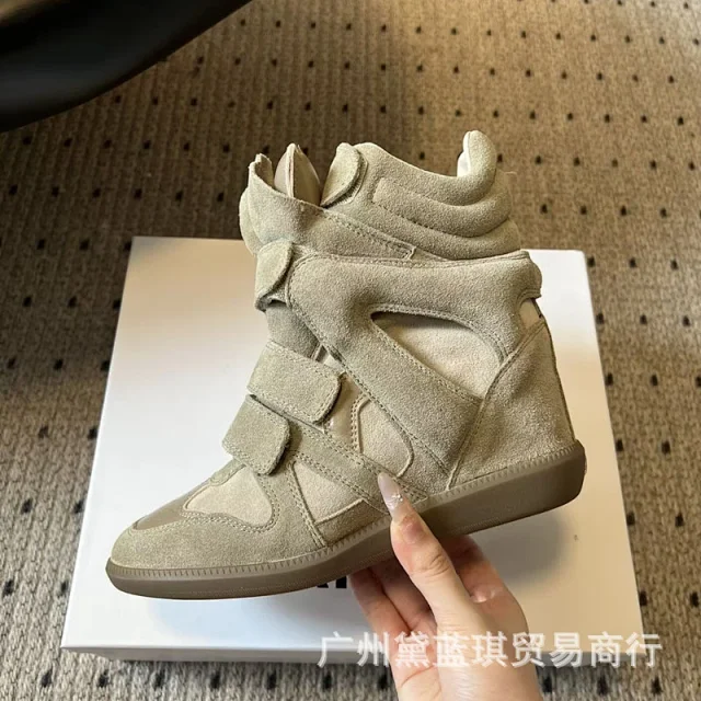 Isabel Marant Sneakers Bekett hidden-wedge high-top Velcro product detail image 6