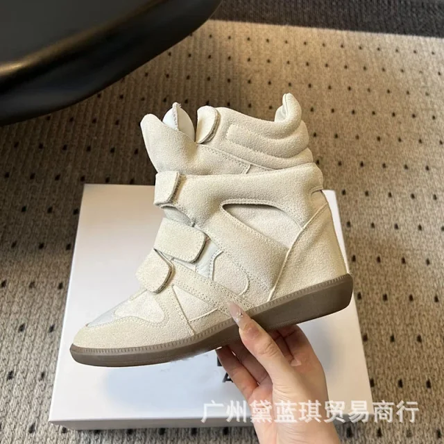 Isabel Marant Sneakers Bekett hidden-wedge high-top Velcro product detail image 9