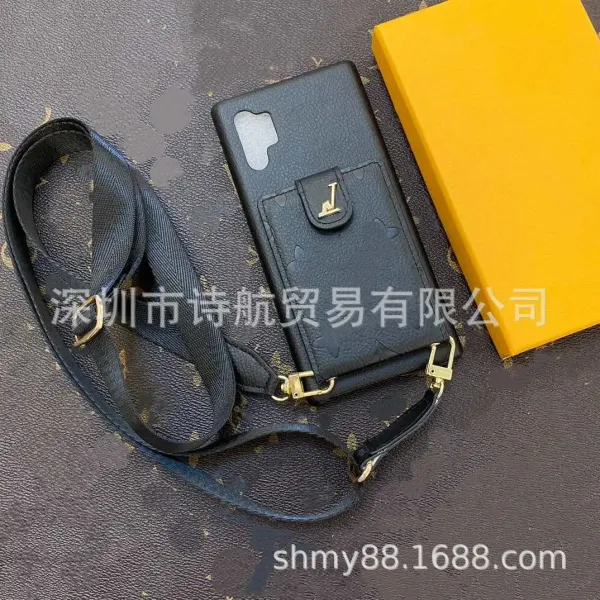 Louis Vuitton Phone Crossbody Case Black - 1