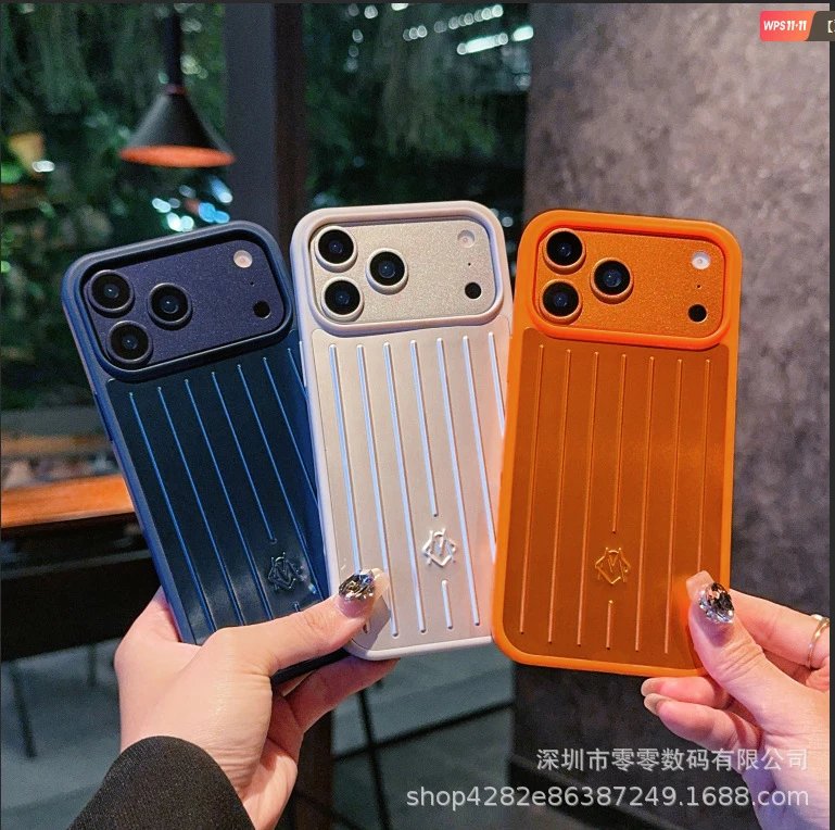 MMY Ribbed Aluminum-Effect Phone Case Silver Gray Phone-Case - 5