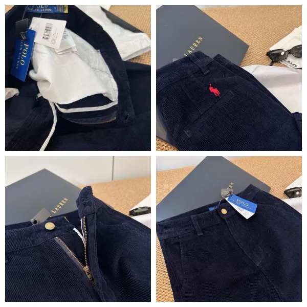 Ralph Lauren Corduroy Pants Navy - 12