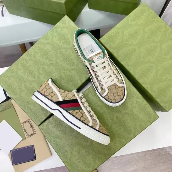 Gucci UGG x Gucci Ace Denim GG Canvas Sneakers - 6