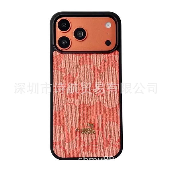 Coach Signature Pink Floral Phone Case - 11
