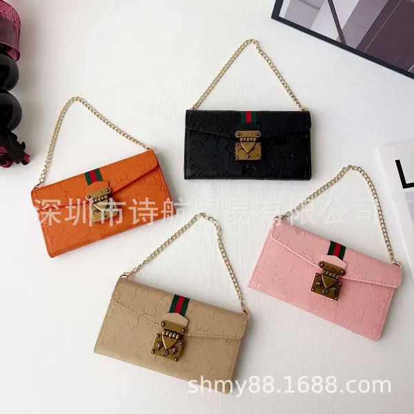 Gucci Marmont Mini Envelope Crossbody Bag Pink - 5