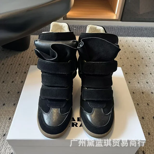 Isabel Marant Sneakers Bekett hidden-wedge high-top Velcro product detail image 3