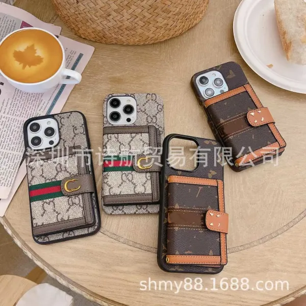 Gucci GG Marmont Phone Case with Card Holder Beige Phone-Case - 2