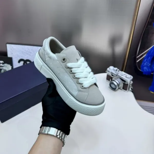 Off-White x Nike Dunk Low Brown and Blue Chunky Sneakers - 20