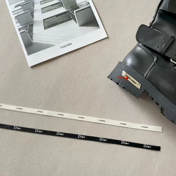 Dior x Maison Margiela Tabi-Inspired Buckle Boots Black Boots - 18