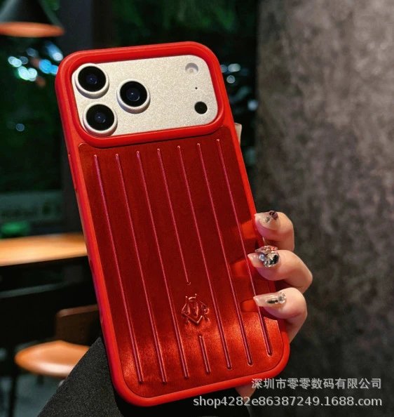 MMY Ribbed Aluminum-Effect Phone Case Silver Gray Phone-Case - 13