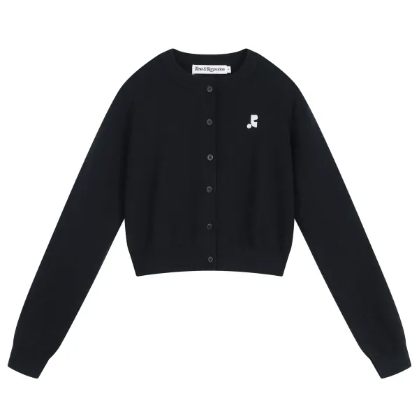Rear & Regrettable Cropped Cardigan in Sky Blue - 19