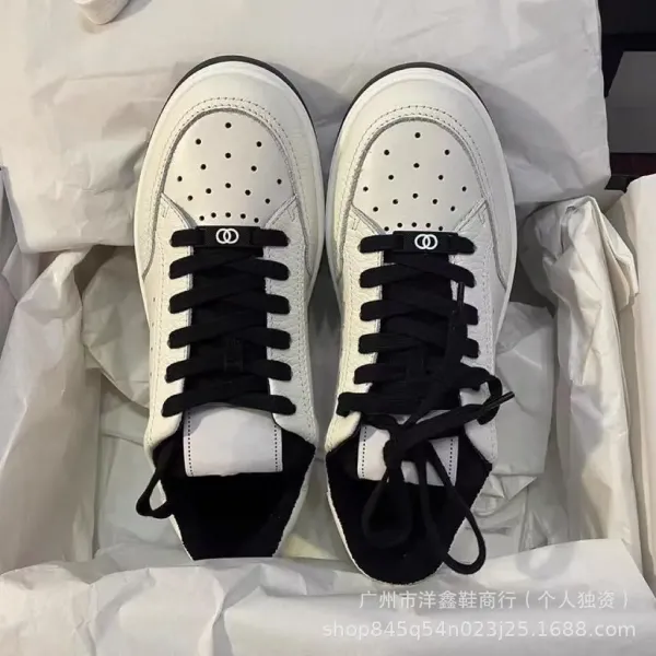 Hogan Interactive White Perforated Leather Sneakers - 12