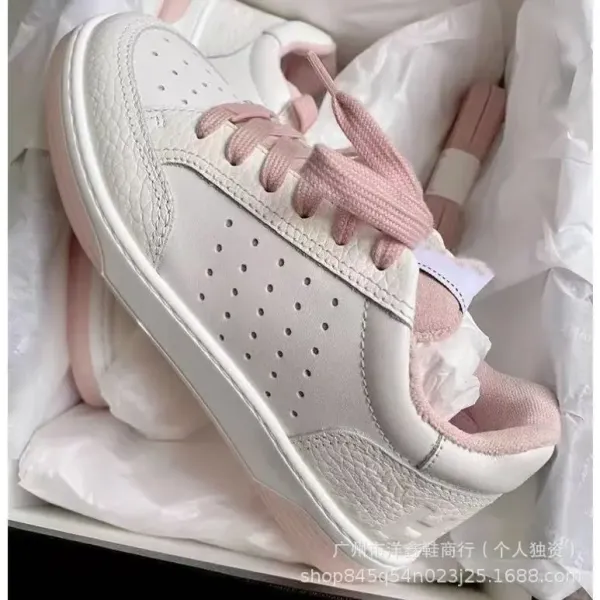 Hogan Interactive White Perforated Leather Sneakers - 17