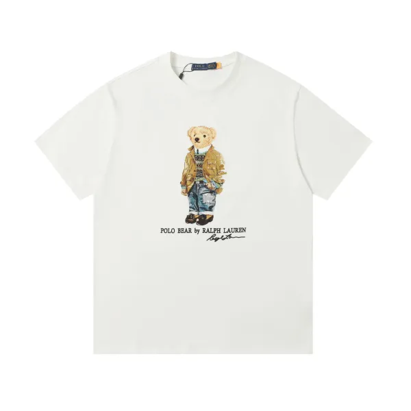 Polo Ralph Lauren Polo Bear Graphic White T-Shirt - 1