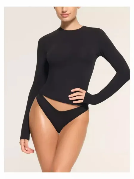 Design Long Sleeve Base-Layer Top Gray - 16