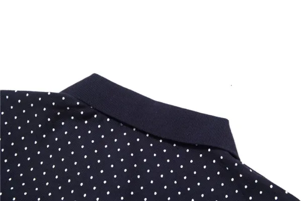 Aeae Polka Dot Gray Polo Shirt - 45