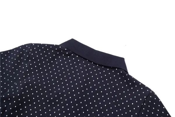 Aeae Polka Dot Gray Polo Shirt - 46