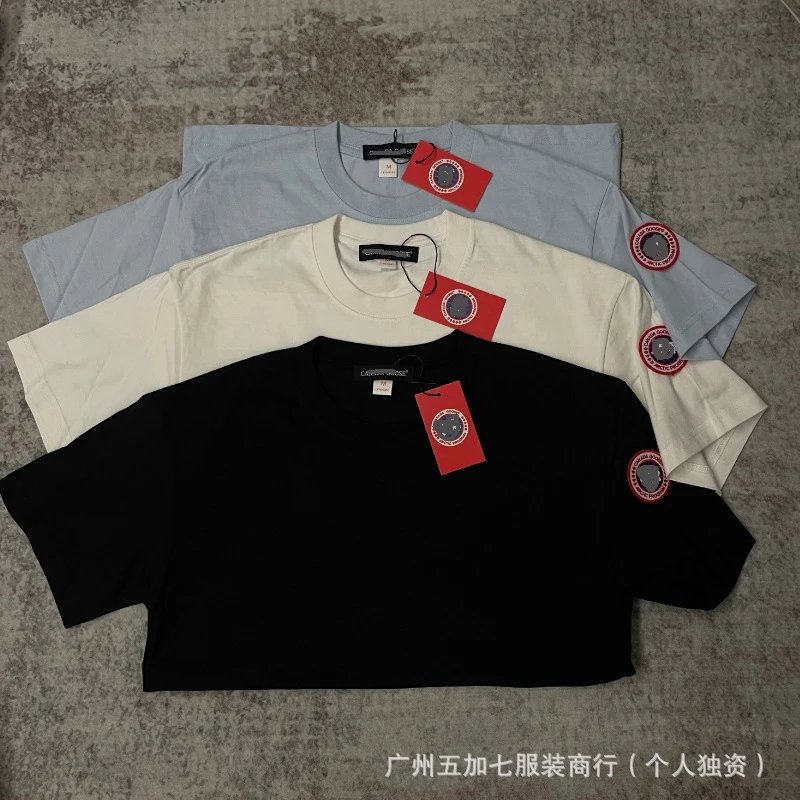 Canada Goose Logo Patch Black T-Shirt - 9