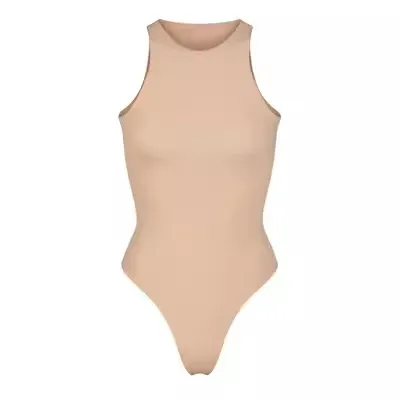 Black High-Neck Sleeveless Bodysuit - 9