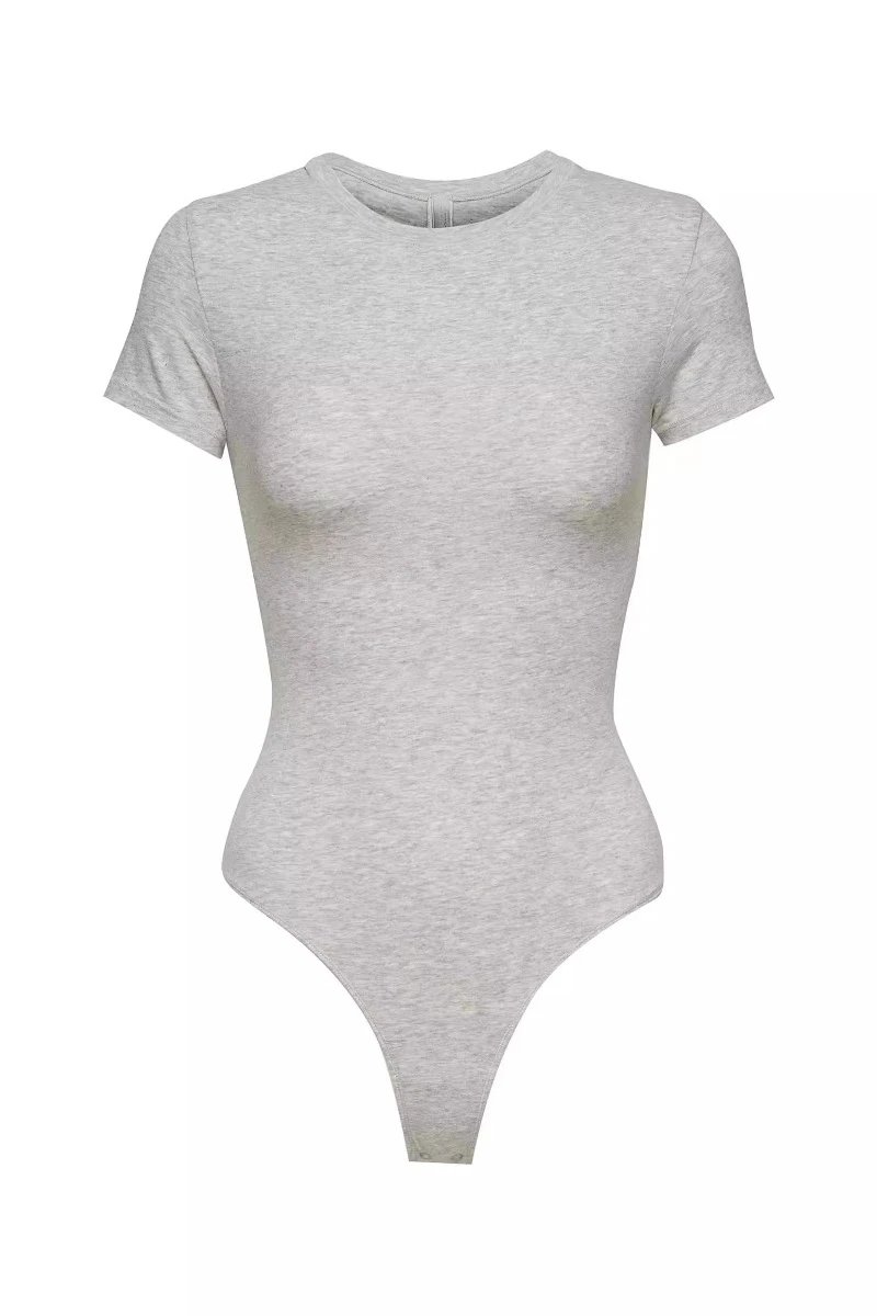 GRA Short-Sleeve Bodysuit Black - 8