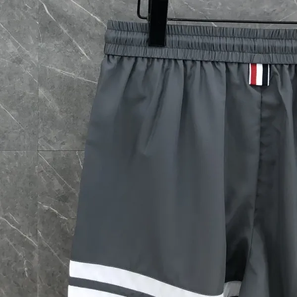 Thom Browne 4-Bar Stripe Nylon Shorts Gray - 19