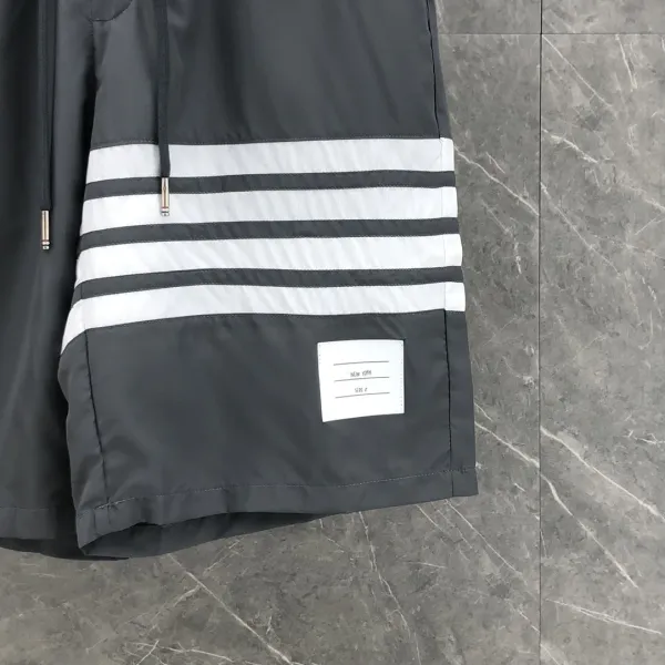 Thom Browne 4-Bar Stripe Nylon Shorts Gray - 20