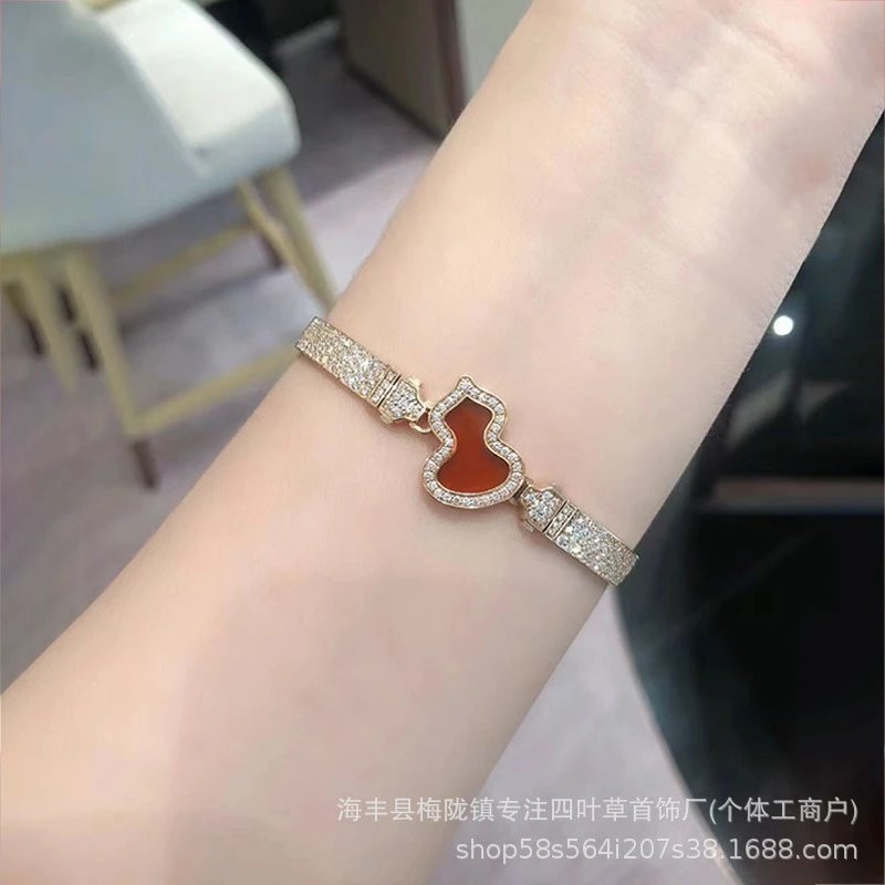 Heart Motif Pave-Set Gold-Tone Bracelet - 3