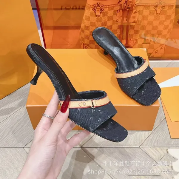 Louis Vuitton Multicolor Monogram Mule White Heels - 14