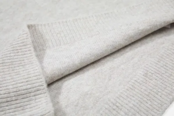 Maison Kitsuné Logo Knit Sweater Gray - 19
