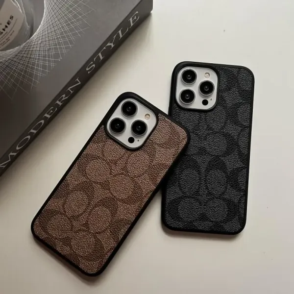 Coach Signature Canvas iPhone Case Beige Phone-Case - 6