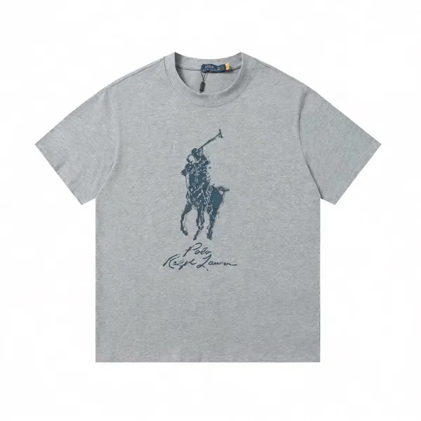 Polo Ralph Lauren Big Pony Graphic T-Shirt Gray - 1