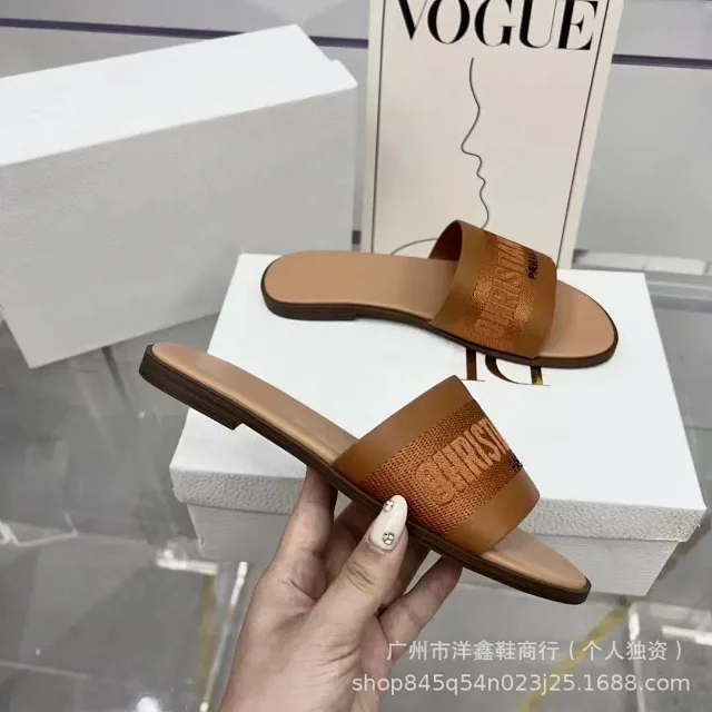 Dior Sandals Logo Strap Flat Slide product detail image 18