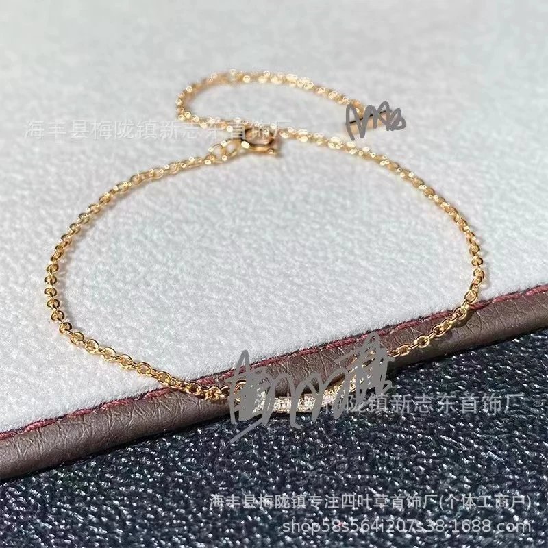 Custom Script Nameplate Silver Chain Bracelet - 5