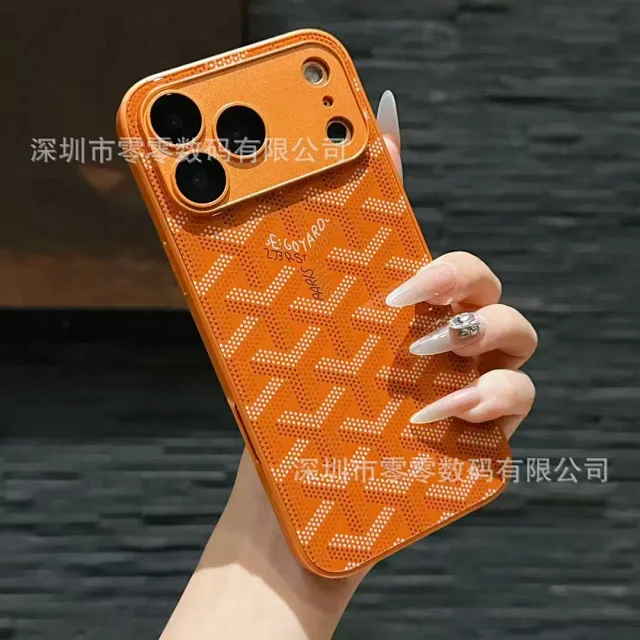Goyard Phone Cases monogram-pattern case with raised camera protection product detail image 9