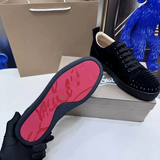 Christian Louboutin Sneakers Low-Top Lace-Up with Spike Studs product detail image 5