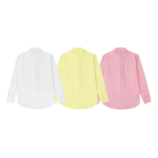 Ralph Lauren Classic Fit Oxford Shirt Lemon Yellow Shirt - 4
