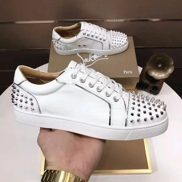 Christian Louboutin Sneakers Low-Top Lace-Up with Spike Studs product detail image 28