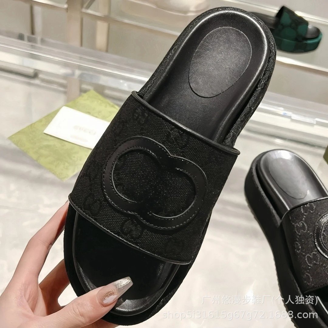 Black with Leather Tag and Small Letters